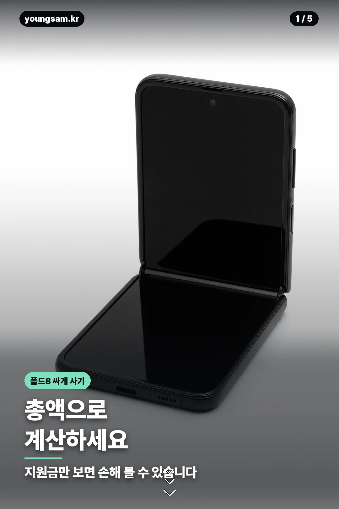 폴드8 구매 경로별 비교 카드 1