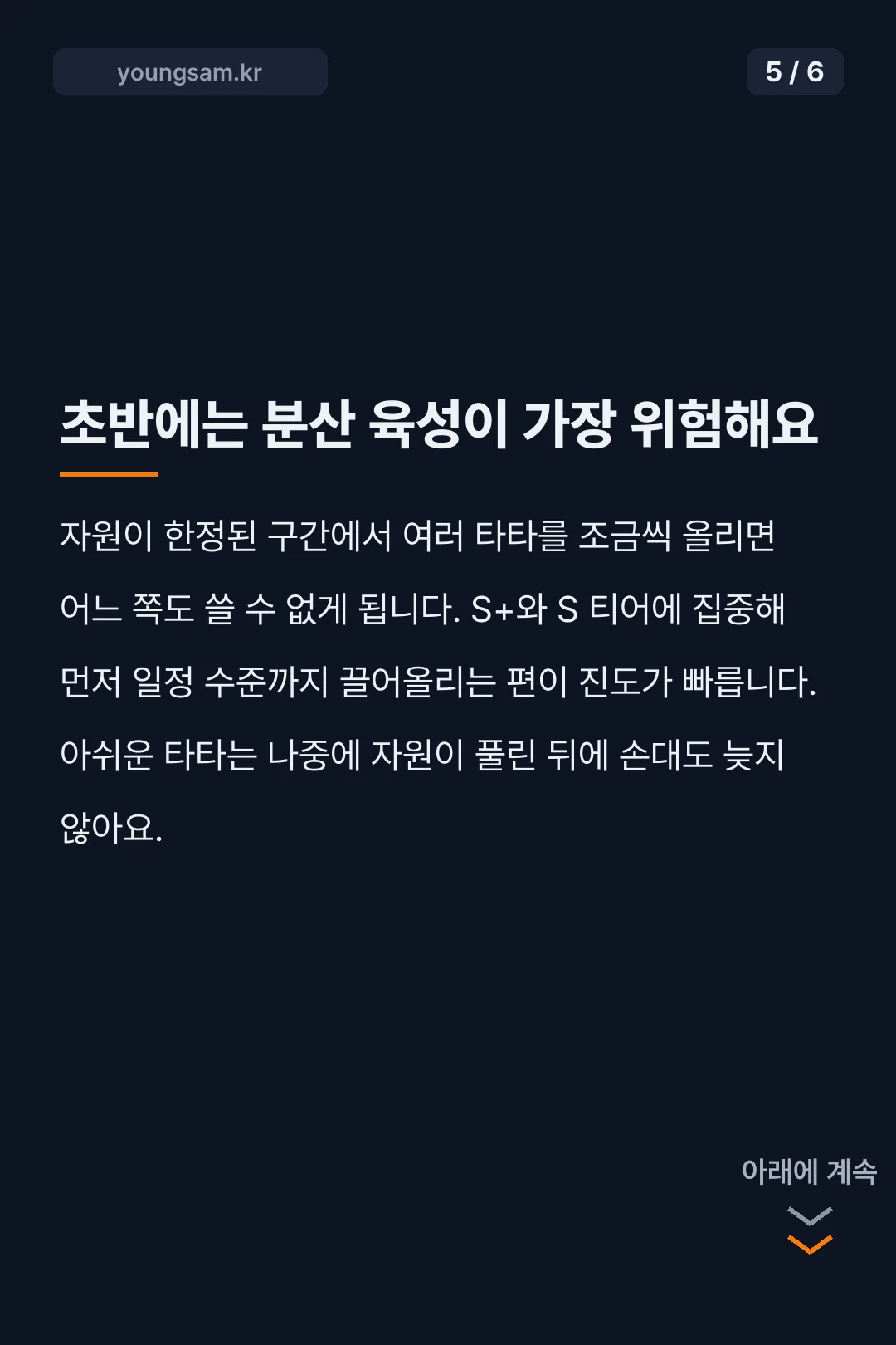 뚜까펫 서바이벌 티어표 카드뉴스 5