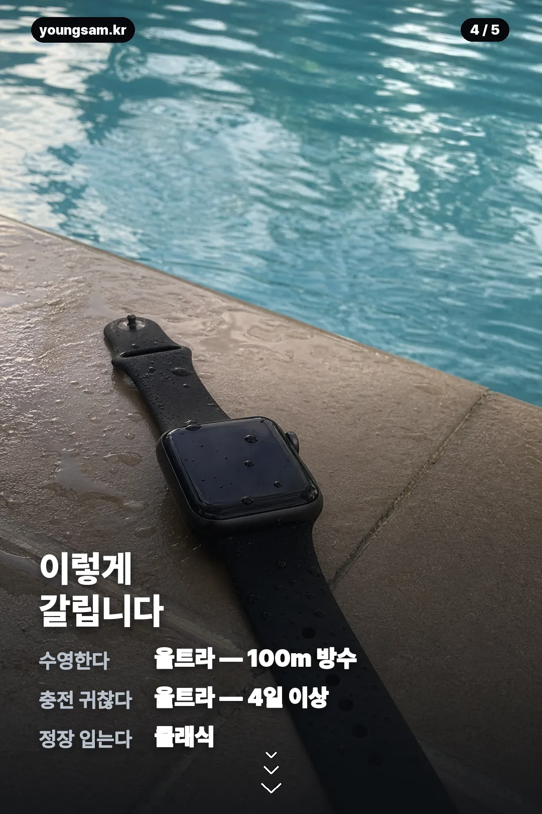 갤럭시 워치8 모델별 차이 안내 카드 4