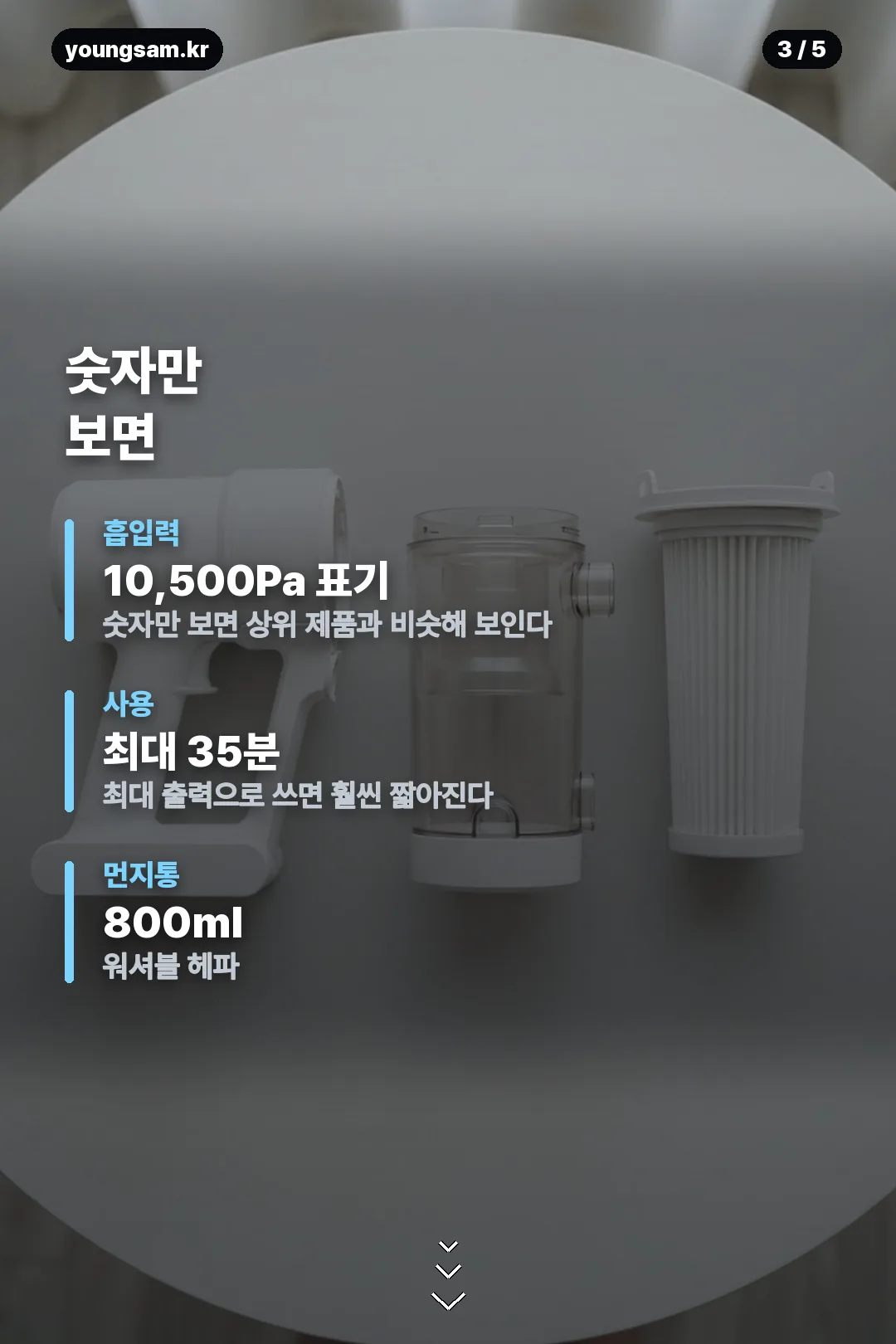 칼만 에어플렉스 무선청소기 중고거래 확인 카드 3