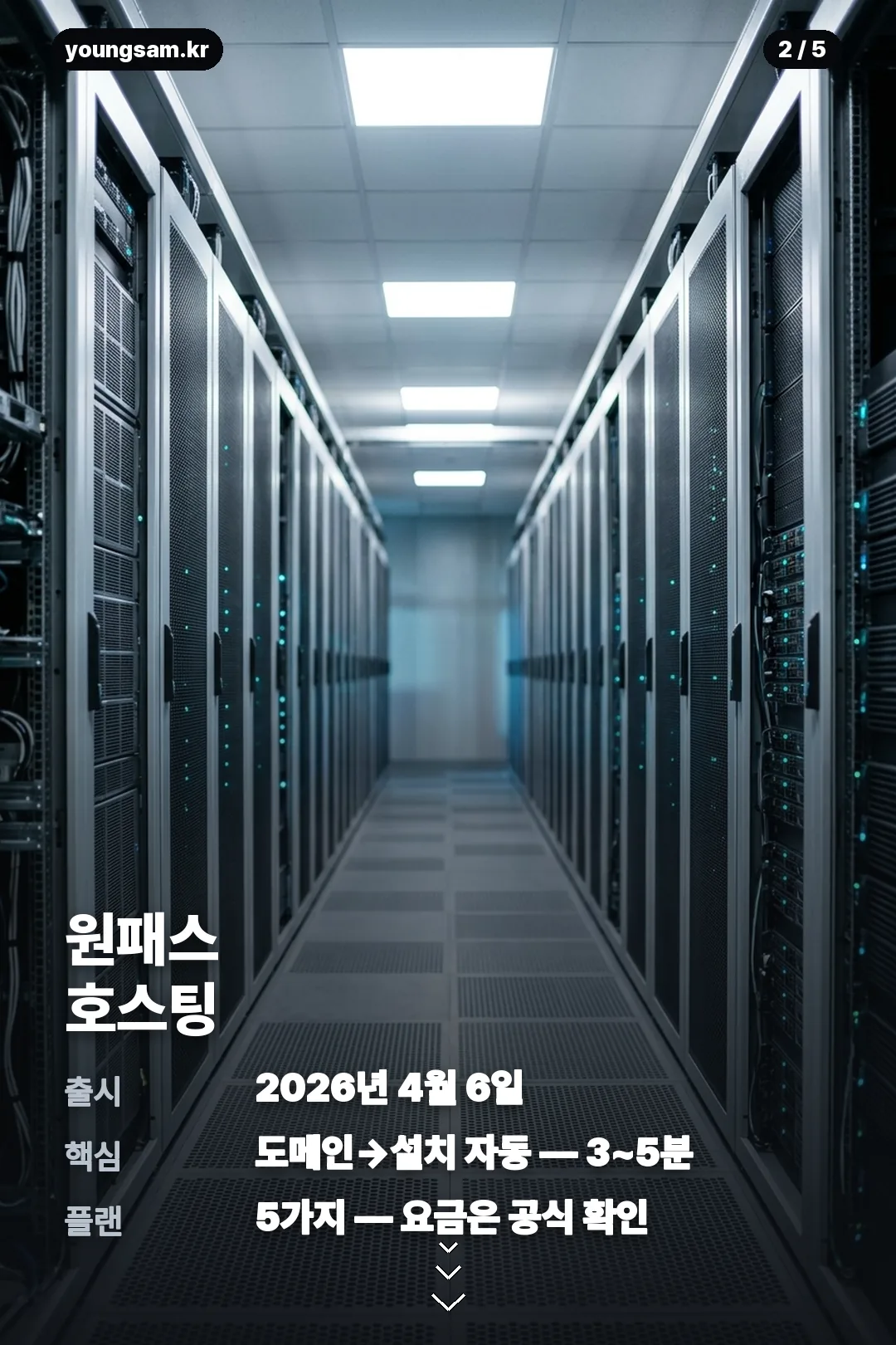 워드프레스 호스팅 비교 카드 2