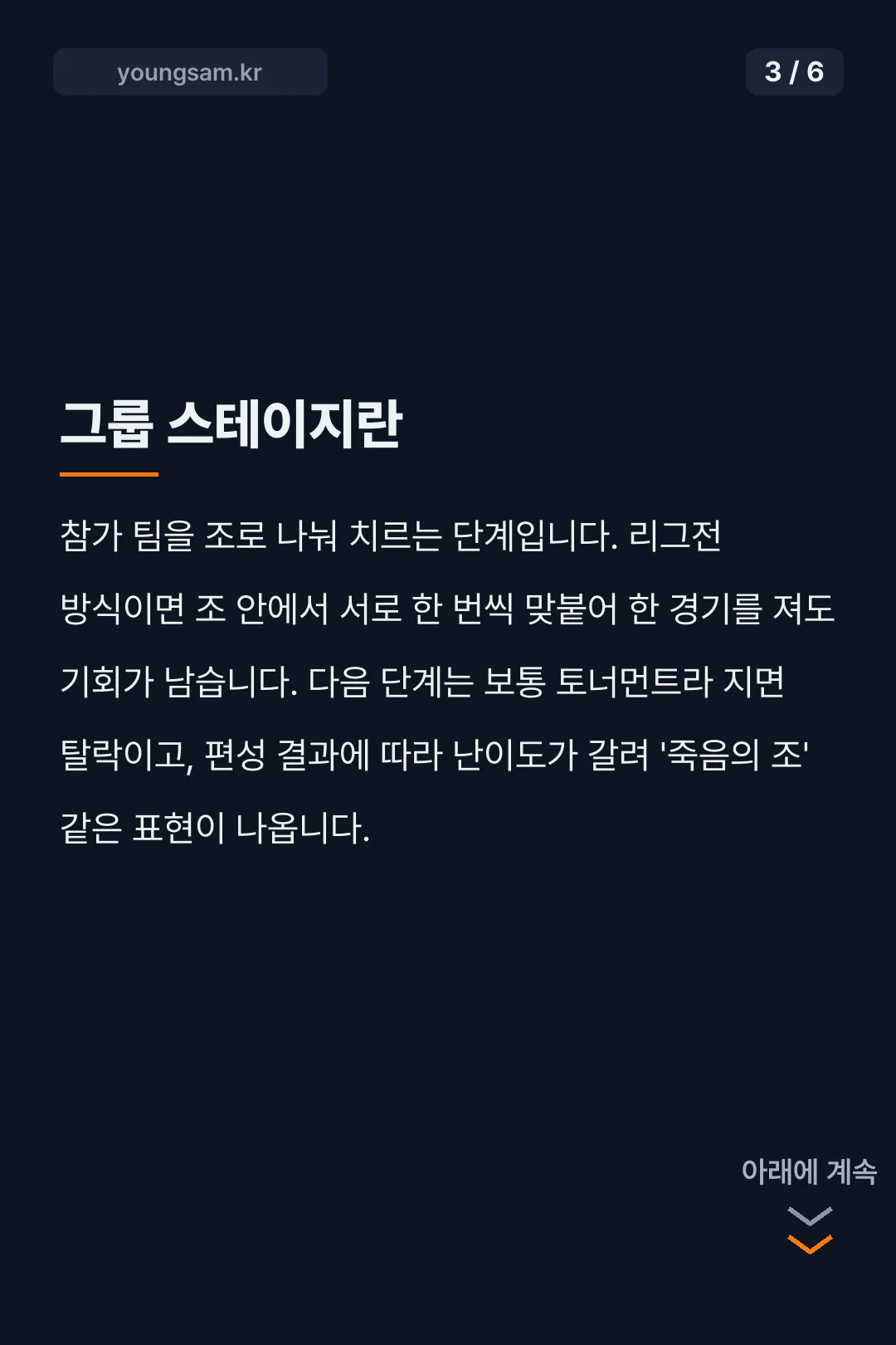 오버워치 월드컵 그룹 스테이지 카드뉴스 3