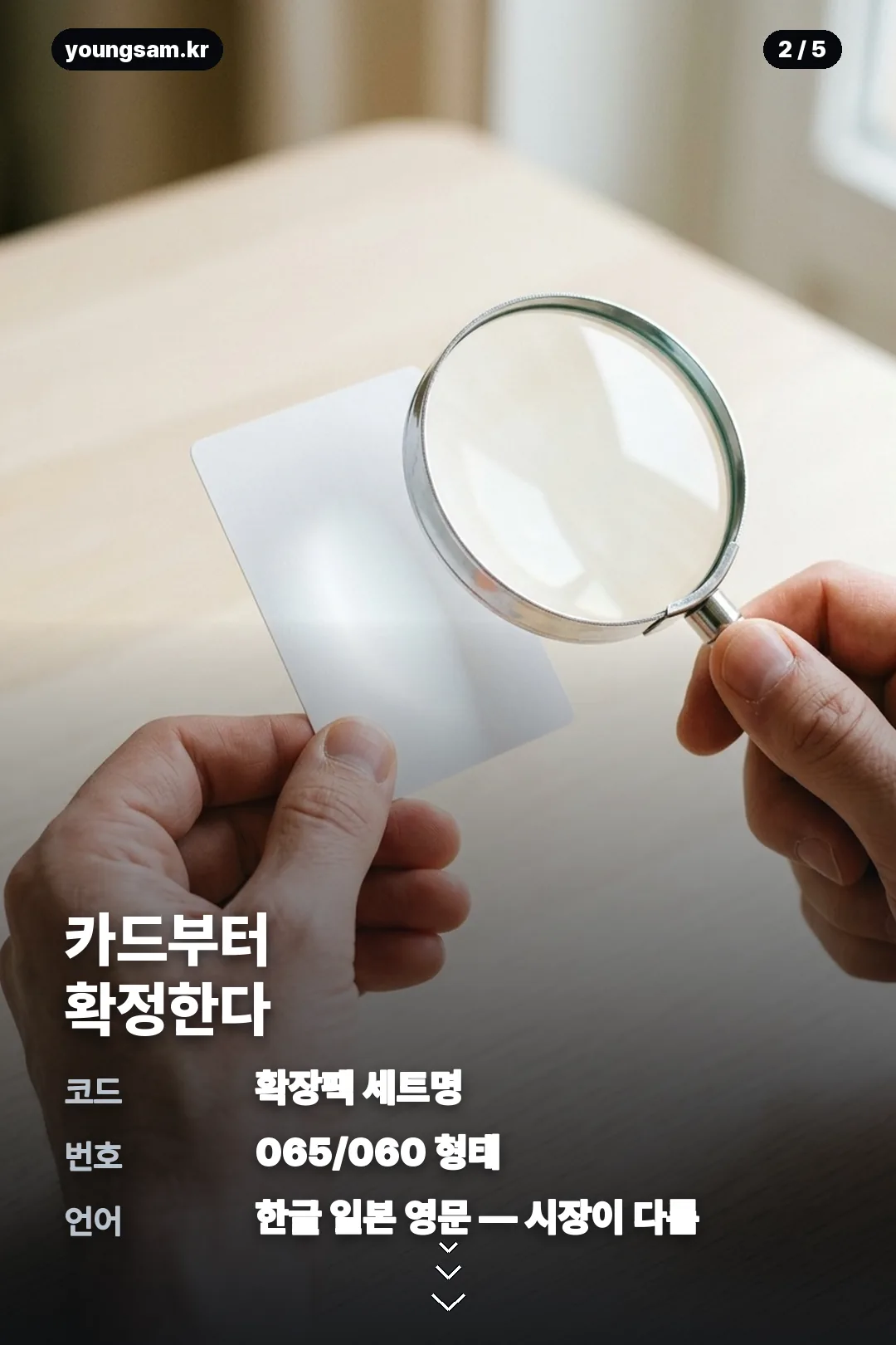 포켓몬카드 시세 확인 안내 카드 2