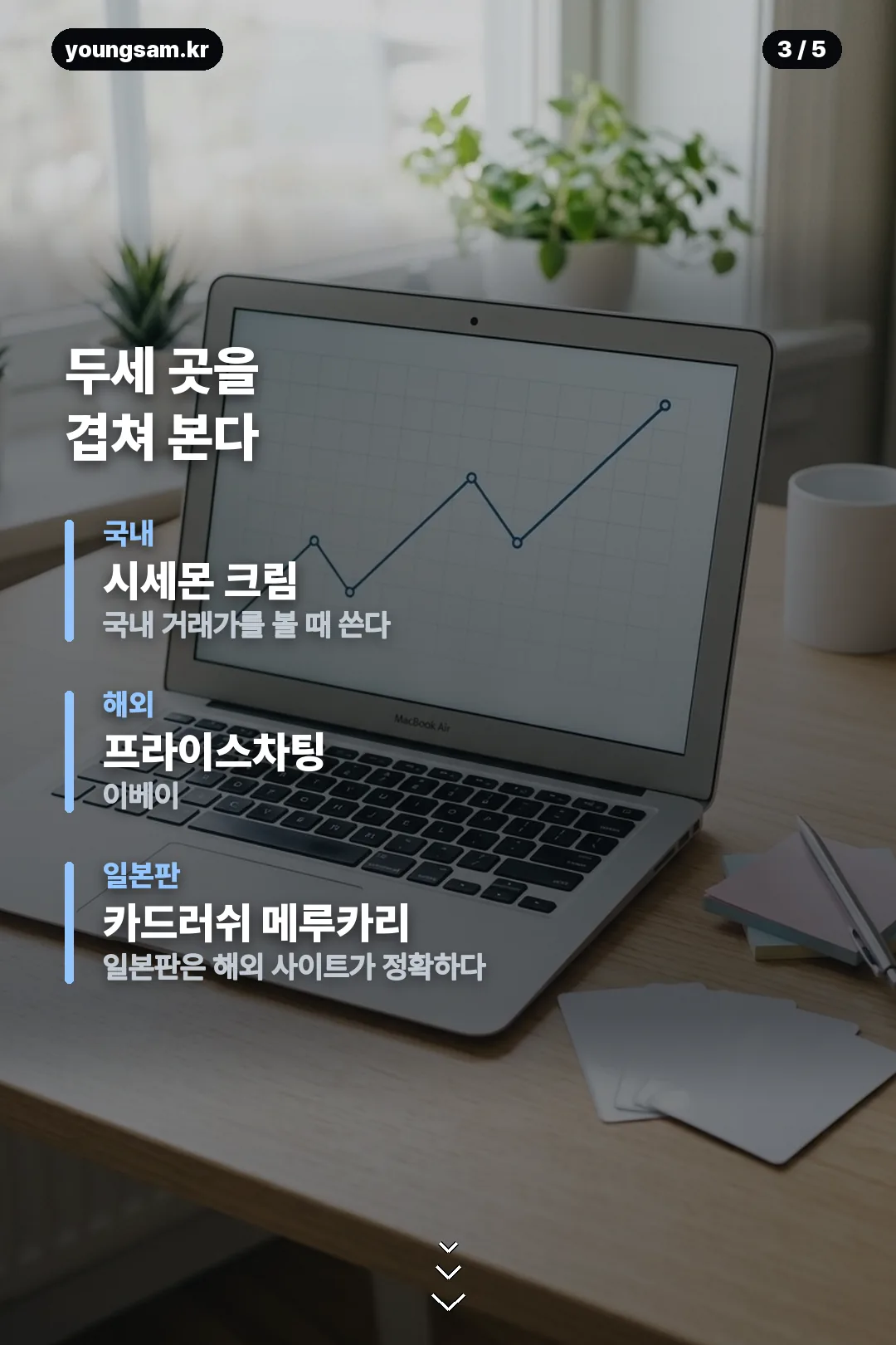 포켓몬카드 시세 확인 안내 카드 3