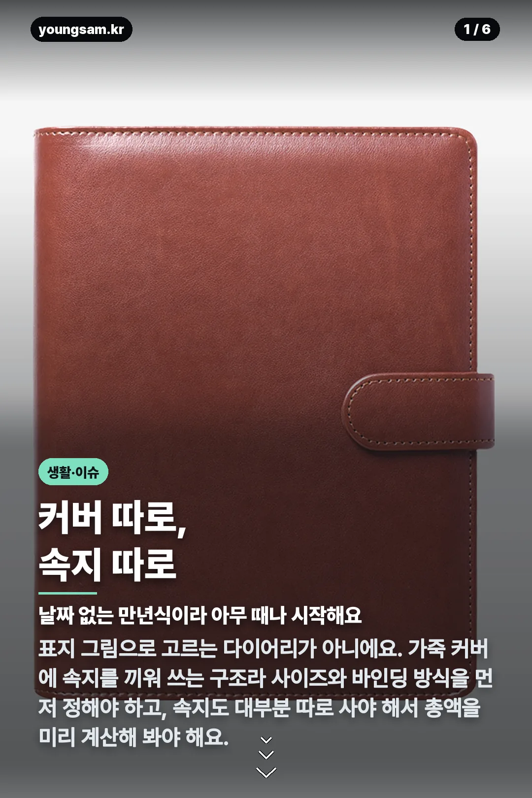 톤랜드 다이어리 카드뉴스 1