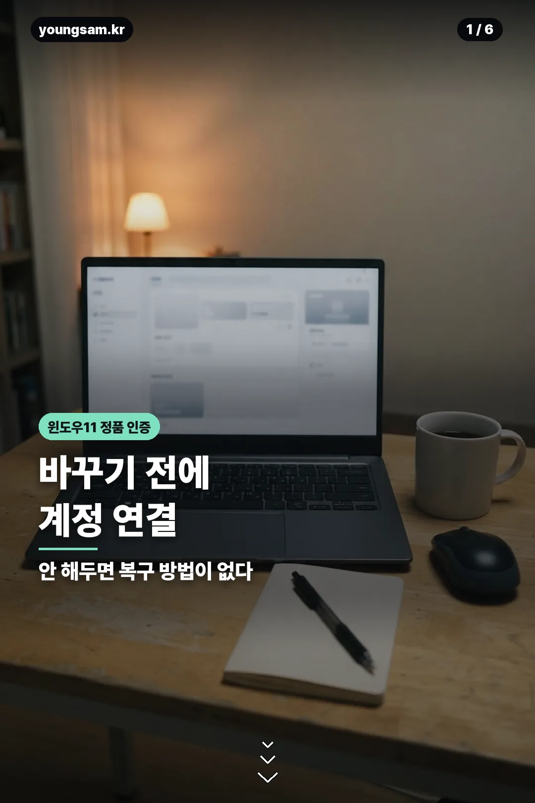 윈도우11 정품 인증 정리 카드 1